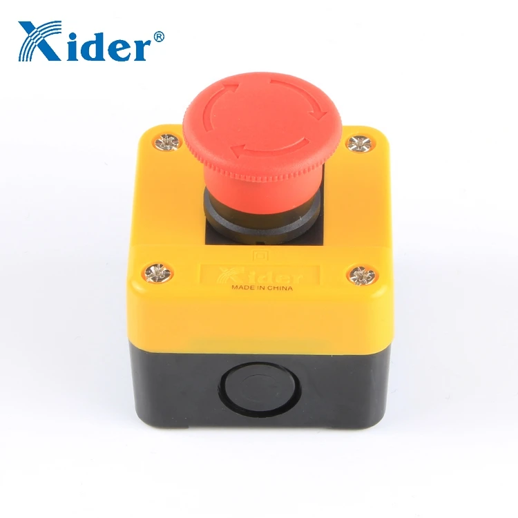 
XAL-J174H29 emergency mushroom push button control red stop button 
