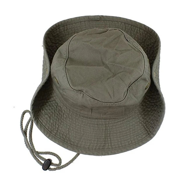 100% Cotton Stone-Washed bucket fishing hat Sun visor Hats