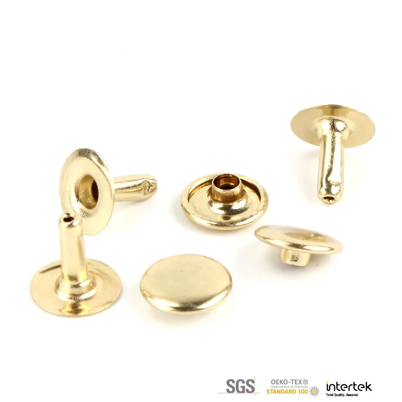
Factory wholesale and OEM Double Face and Single Cap metal rivet stud for garment 