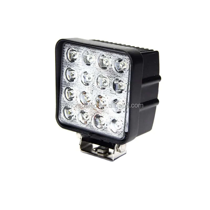 automobile spot 48W led work lamp, 4000 lumen offroad 48w led worklight, square 48w led working light