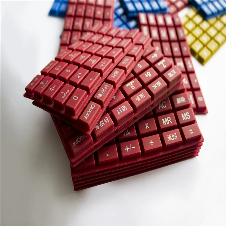 
Custom Silicone Rubber Push Keypad Conductive Silicone Buttons 