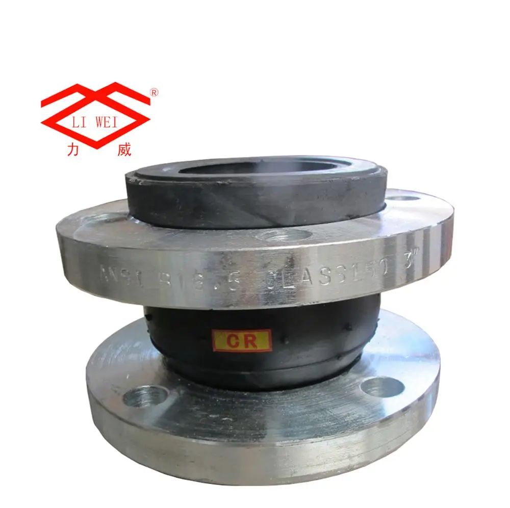 DN80 130L ANSI swivel flange single sphere rubber expansion joint rubber expansion joint pipe fittings