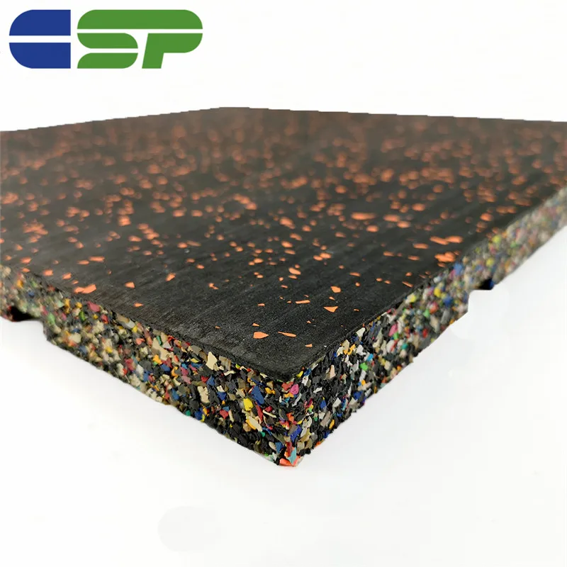 
Elastic Shock absorbent rubber tile floor     Ideal for high impact uses 