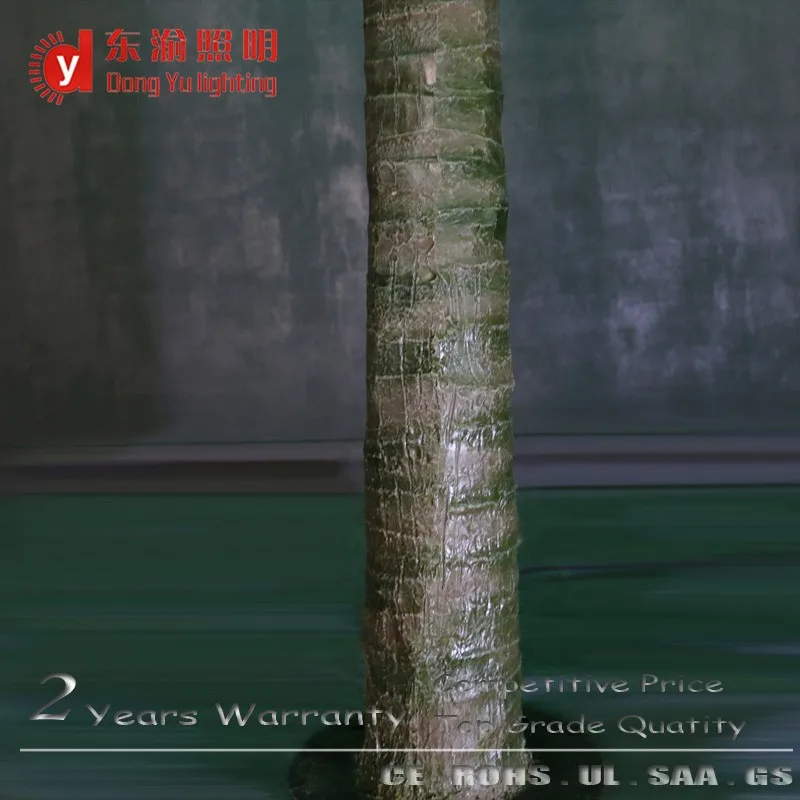 Waterproof Indoor/Outdoor Copper Coconut Palm Tree Light up for Holiday Christmas LED Warm White Lights IP44/65/67 Rated