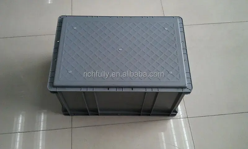 Дешевые штабелируемые промышленные ящики для хранения, пластиковые ящики для продажи