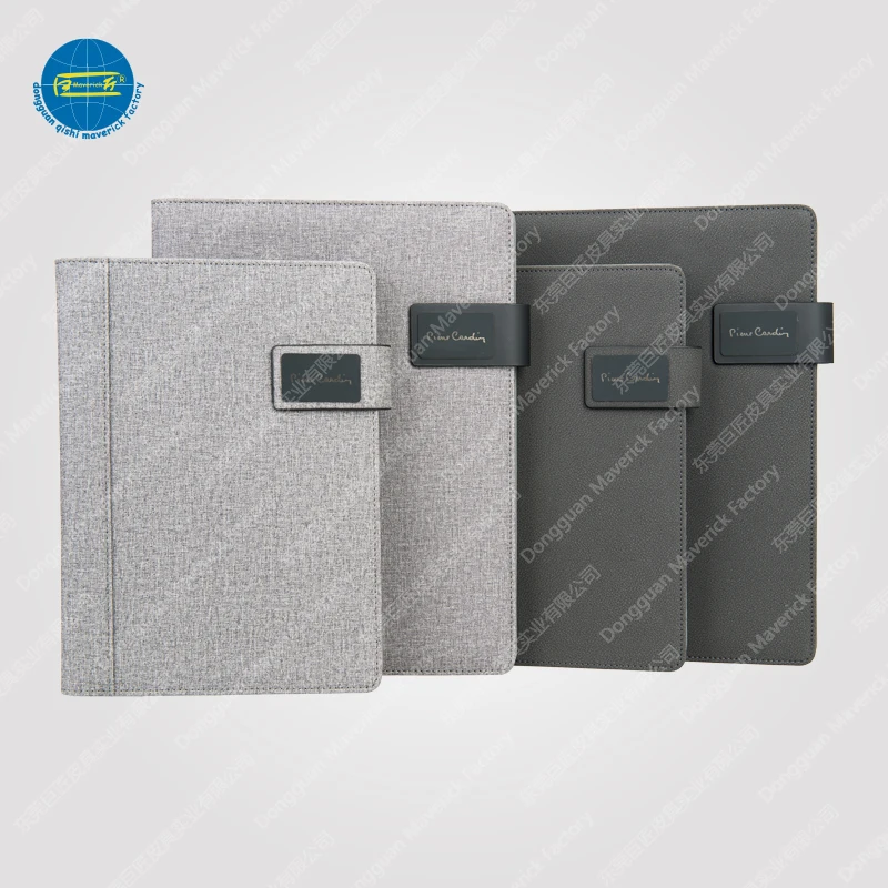 
Экологичное полотняное портфель формата А4 с внешним аккумулятором и USB-портом 