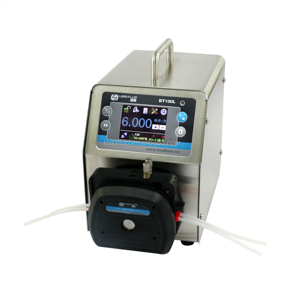 Lead Fluid Intelligent Laboratory Dispensing Peristaltic Pump BT100L with DT Series Head