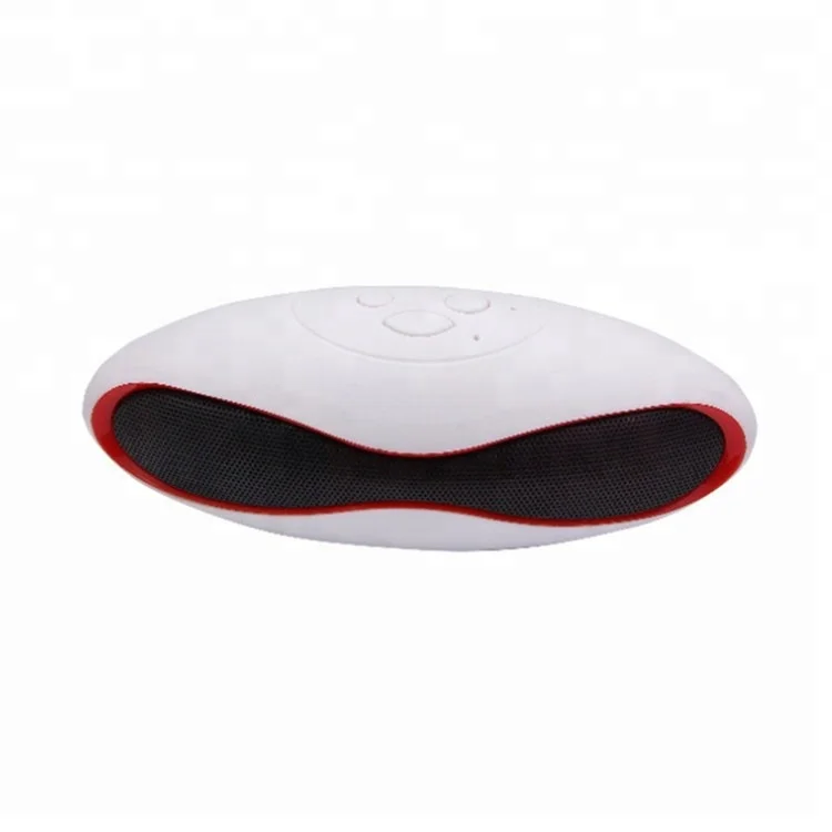 Colorful Oval Shape Rugby Ball Wireless Mini Portable Speaker