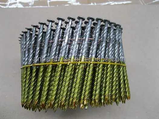 Supply all sizes wire coil nails suitable for Hitachi nail gun ,Max air gun