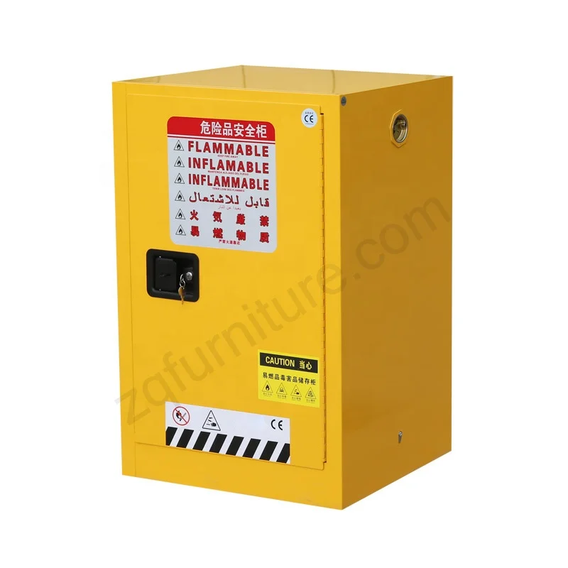 yellow flammable chemical explosion-proof storage safety cabinet Fire-resistant Chemical Industrial Fireproof safety cabinet