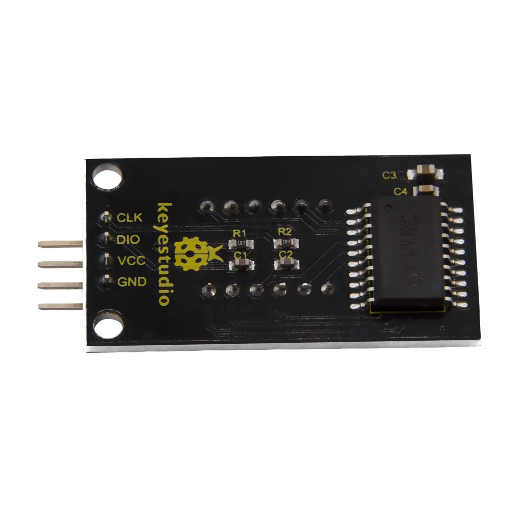 Заводской 4-значный светодиодный модуль TM1637 0,36 дюйма, 7-сегментный матричный дисплей, сенсорный модуль для Arduino