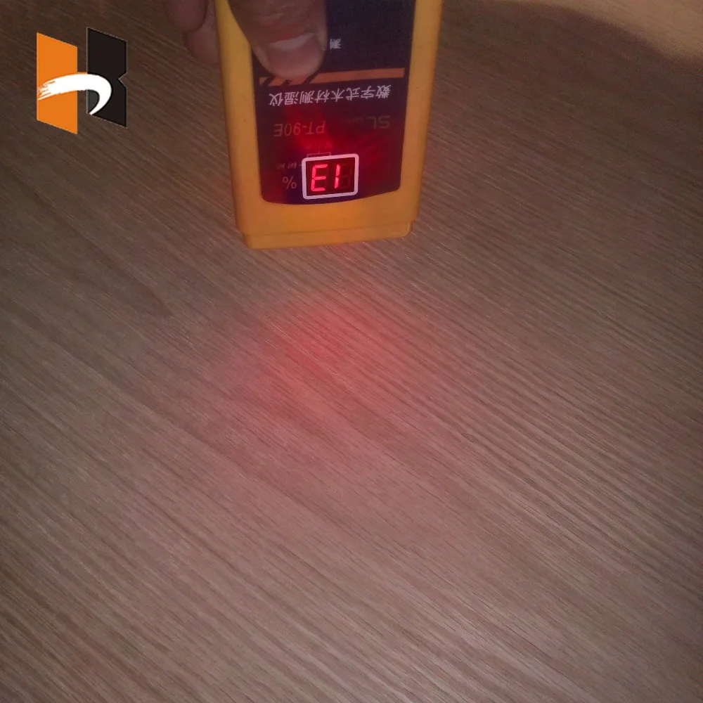 Блестящий антифрикционные УФ красный дубовая доска продукты питания и напитки из мебельный шпон