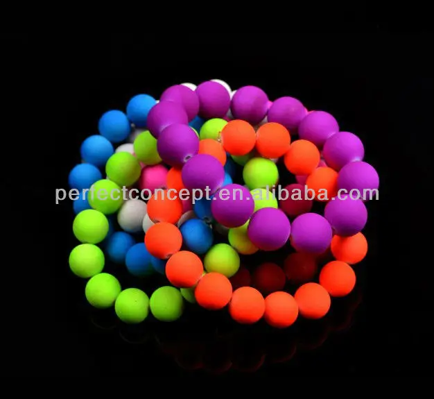 neon soft beads bracelet jewellery for children kid bracelet