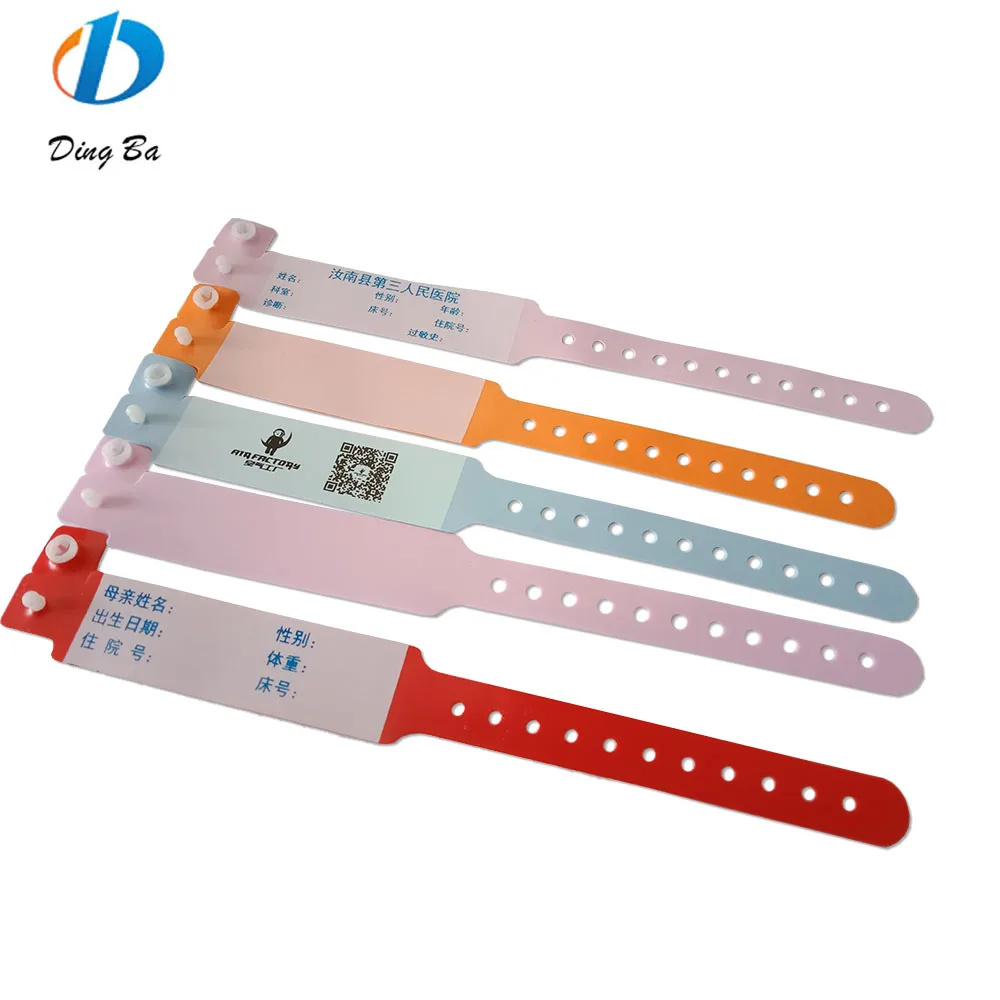
Cheap Manufactural Eco friendly The Barcode ID Bracelet Customised PVC Wristband Soft Vinyl Factory Disposable BANGLES Plastic 