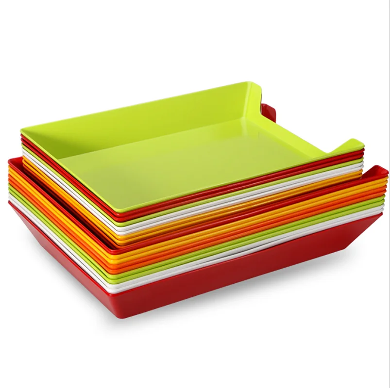 
Cheap price plastic fast food melamine serving tray rectangular plastic planter trays 