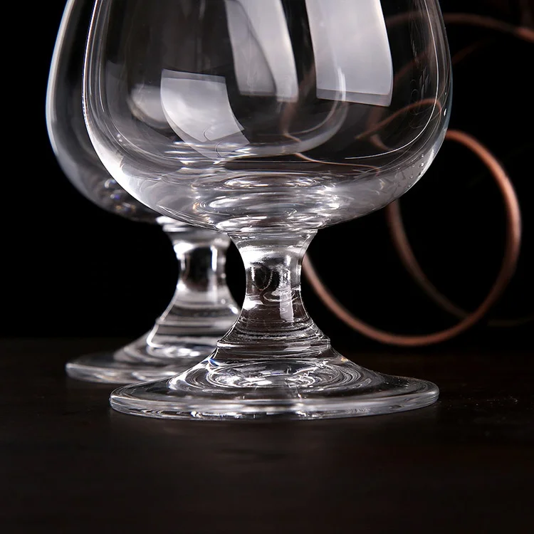 Raymond Customized size clear cognac brandy glass cup