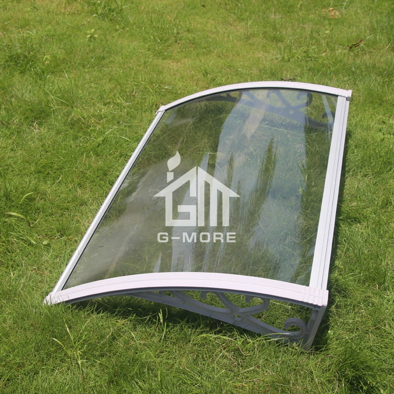 
Easy Diy Plastic Bracket Awning Canopy for Door - 120X100CM 