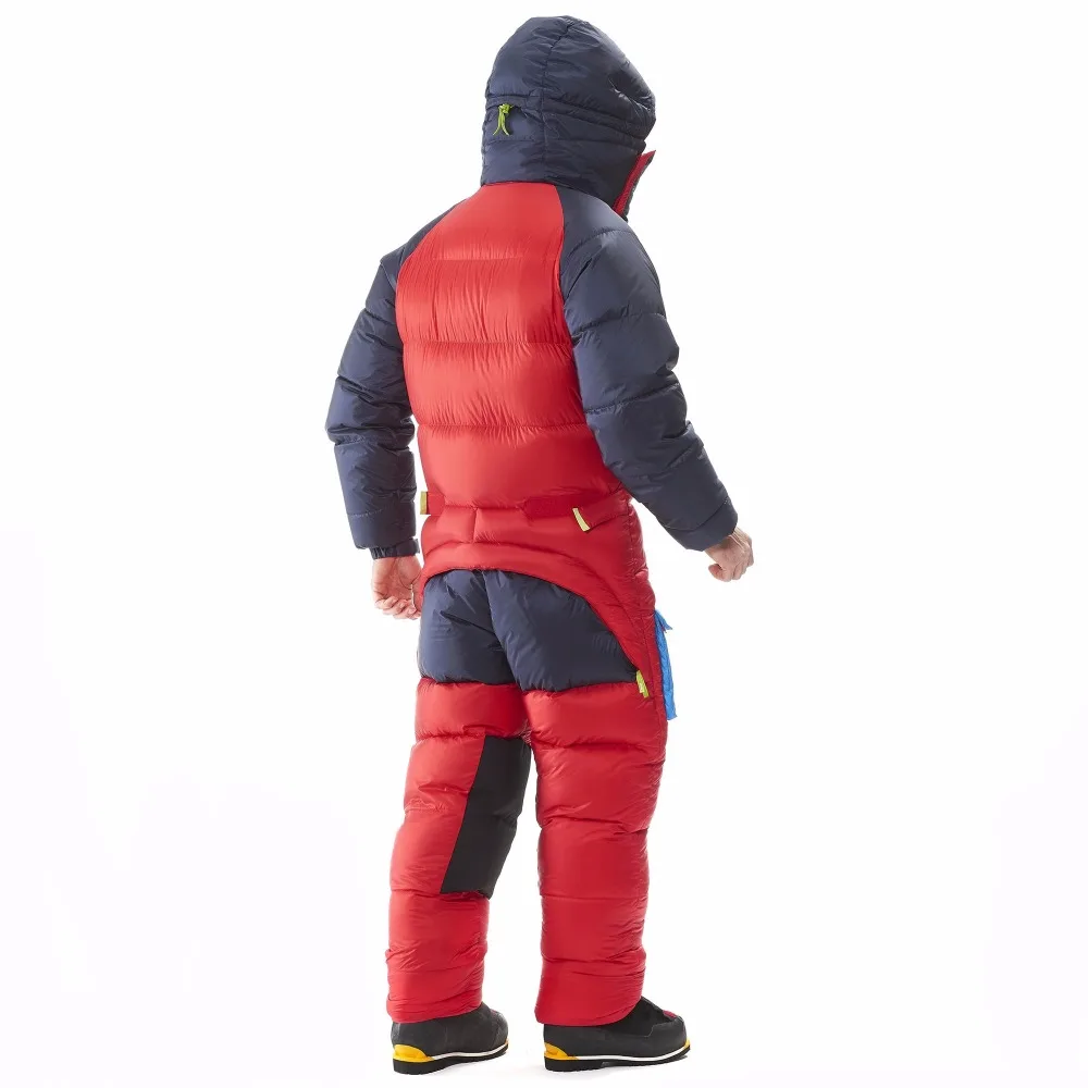 Outdoor Winter Expedition Down Overall Men One Piece Ski Down Suit