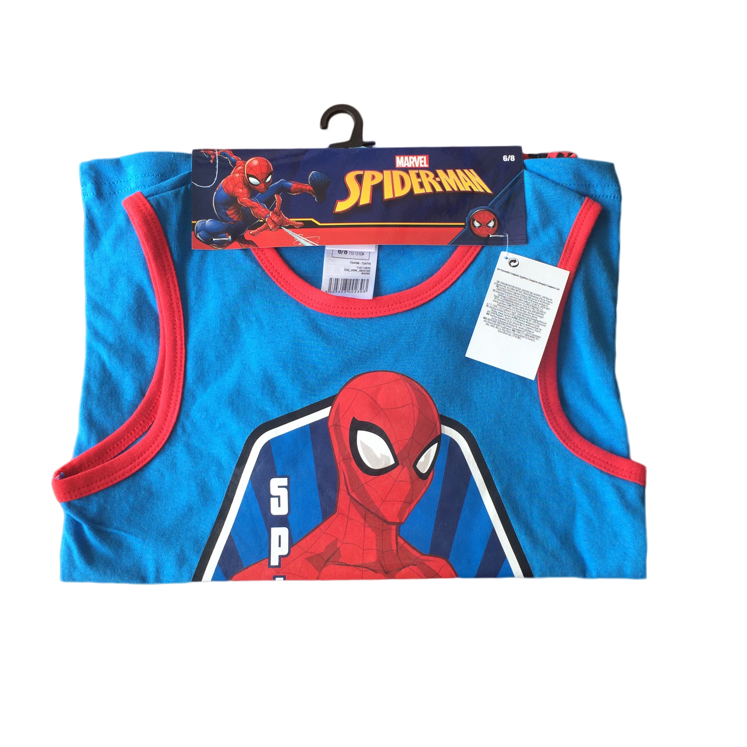 100% Cotton cartoon baby boy vest and cool boxers,boys underwear underpants suit children tank and briefs set