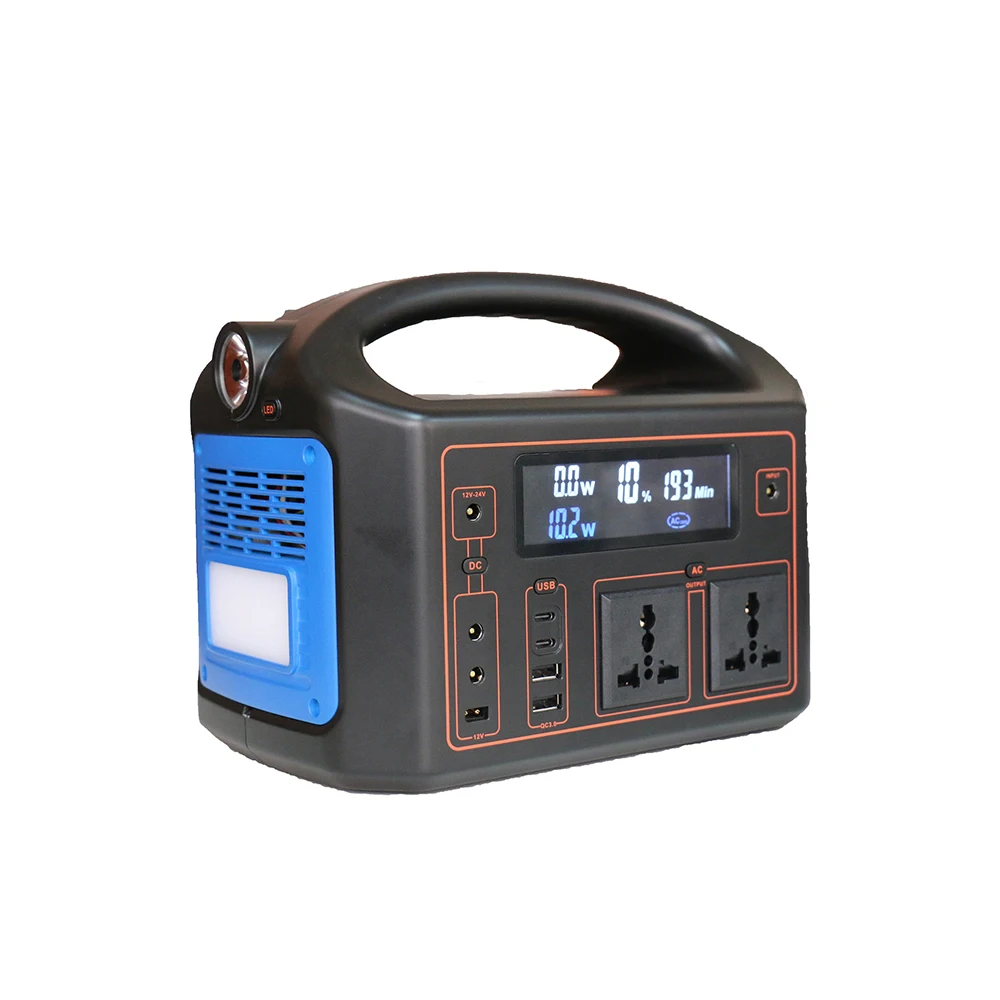 Multifunction storage AC power bank 100000mah 300W support DC 12V 24V 10a AC 300W portable powerpacks