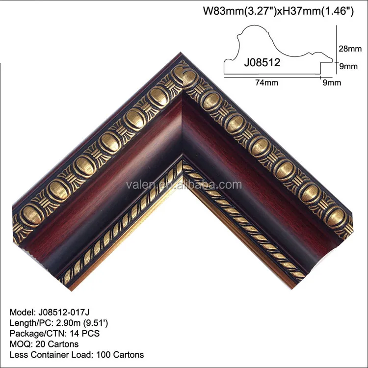 Лучшее качество различные большие размеры картины маслом рамки антикварные картины рамка литье