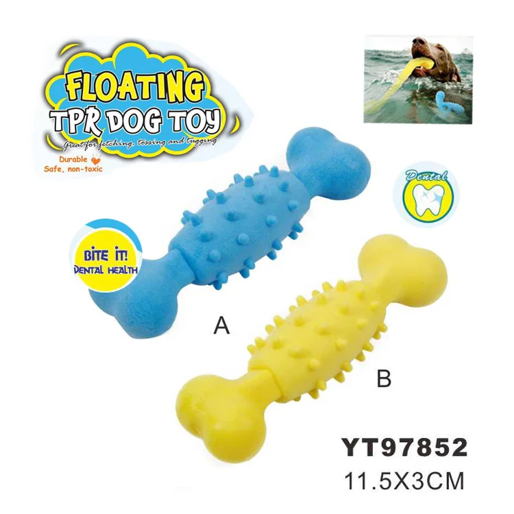 Floating TPR toy dog chew dental toy durable non-toxic pet dog chew toy