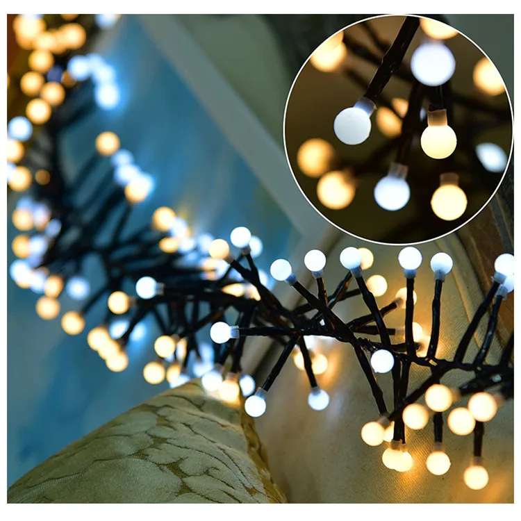 Xmas tree decoration 3m 400led mini ball firecracker led string light Christmas fairy light