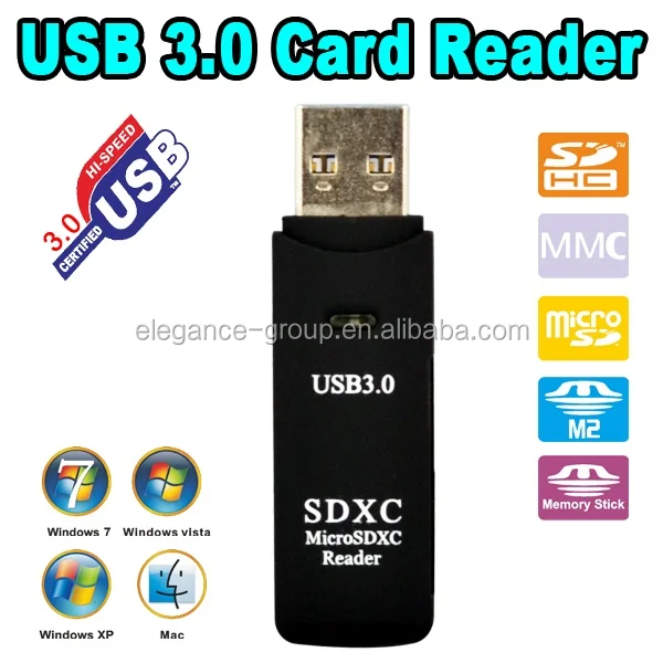 Creatway High speed USB 3.0 SD XC Memory Card Reader Kit , SD  TF Trans-flash Card USB 3.0 Adapter Converter Tool