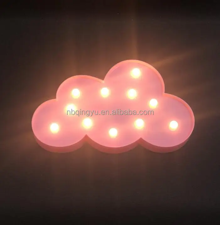 Decoration Cute Cloud Star Moon Shape 3D LED Night Lamp Kids Gift