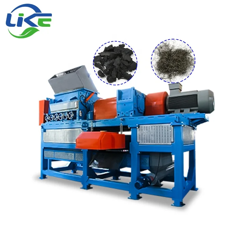 fully automatic tire recycling machine for crumb rubber for sale