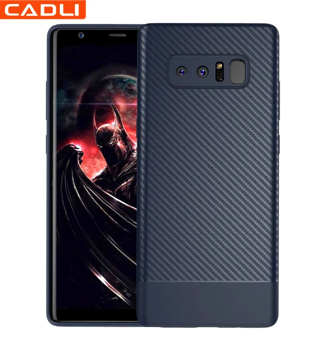 Пользовательские мягкого углеродного волокна шаблон чехол для телефона Чехлы для Samsung Galaxy Note 8
