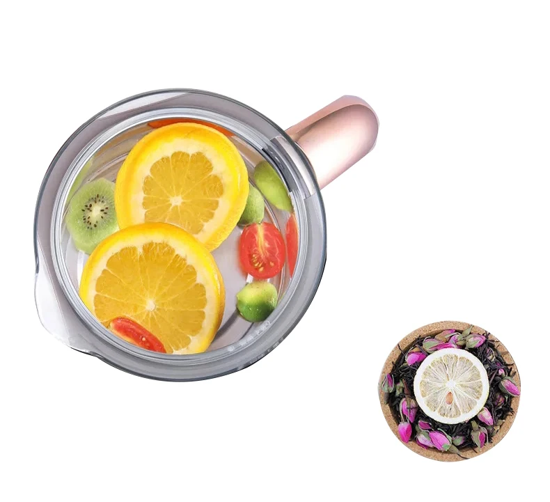 
New arrival digital health pot with 10 cooking function electric glass kettle with temperature selection 