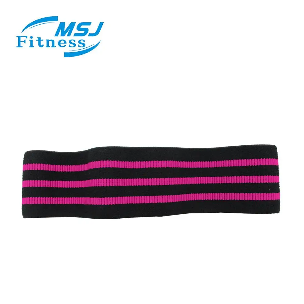 Booty Exercise Elastic Polyester Hip Bands Yoga Stretching Training Fitness Workout Anti Slip Cotton Hip Band Resistance Bands