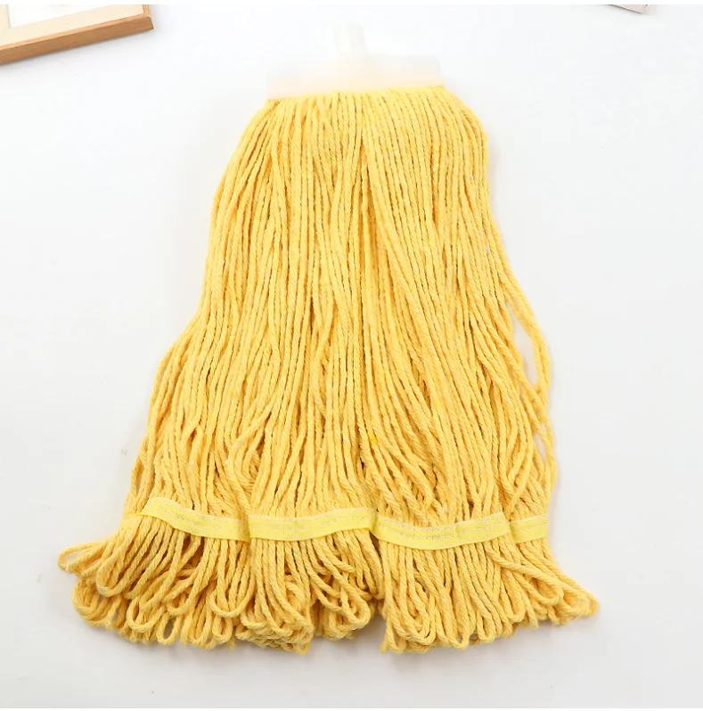 
Ne16s/4 Recycled ply mop yarn 50% cotton 50% polyester many strands of yarn 