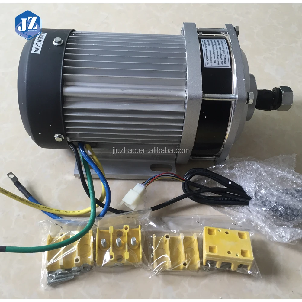 1000W 1200W 48V 60V 72V DC Permanent Magnet Motor