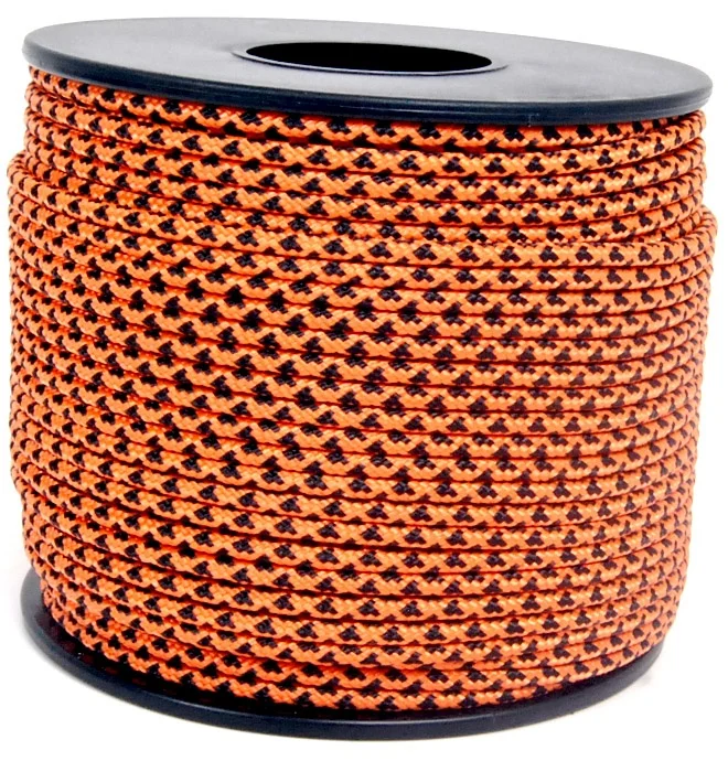 Wholesale Outdoor 100feet Nylon and Polyester Camping Parachute Cord Fashionable Survival Kit Accessories