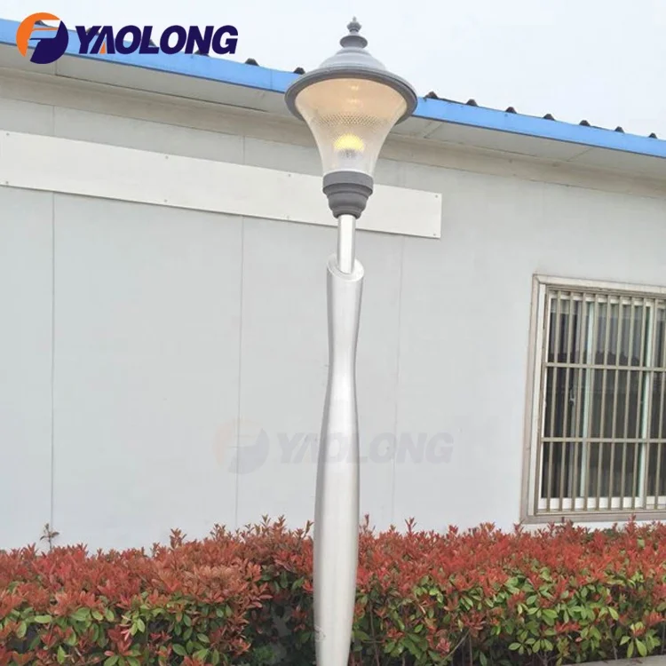 Gourd Shape Aluminium Alloy 3m Gourd Shape Victorian Lamp Post Outdoor Light Pole Price