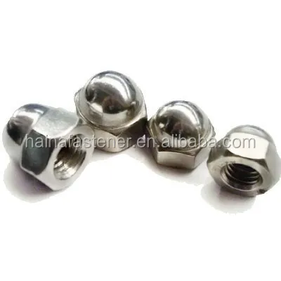 SIN1587 stainless steel cap acorn nut,Acorn nut,Chrome Acorn Lug Nut