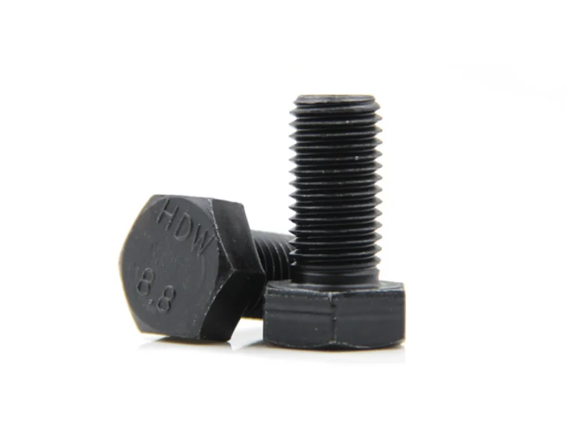 
High tensile strength black color M30 hex bolt 8.8 din 933 