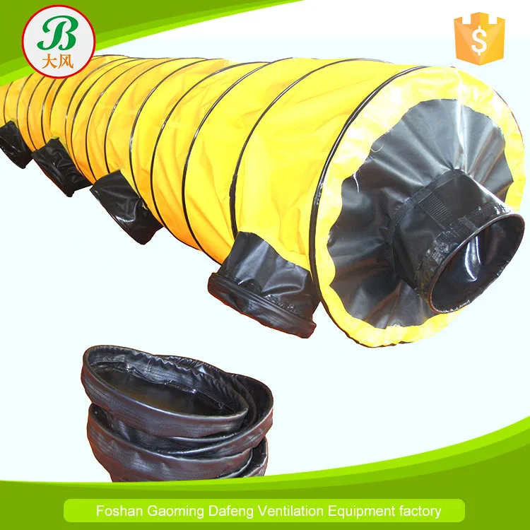 120mm pvc flexible spring wire vacuum dust suction duct hose