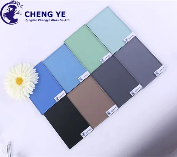 Безопасное тонированное цветное стекло для окна в современном стиле для церкви