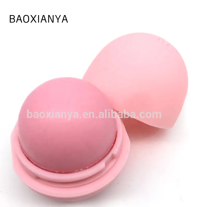 OEM pink Moisturizing lip balm Round Ball Custom Natural organic Lip Balm Private Label