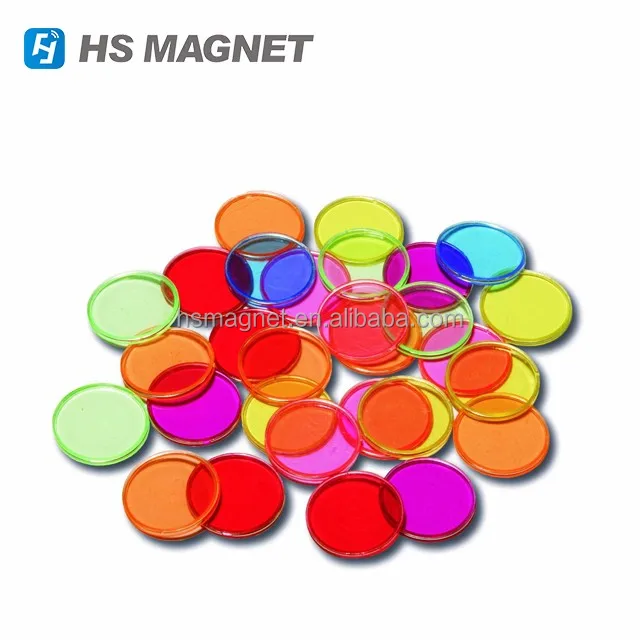 Factory Price Magnetic Bingo Chips Metallic Bingo Chips 100 Bingo Chips A Set