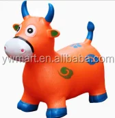 Wholesale Ride on Toys Printed Large Plastic Inflatable Bouncy Jumping Moving Animal Horse Hopper Toy