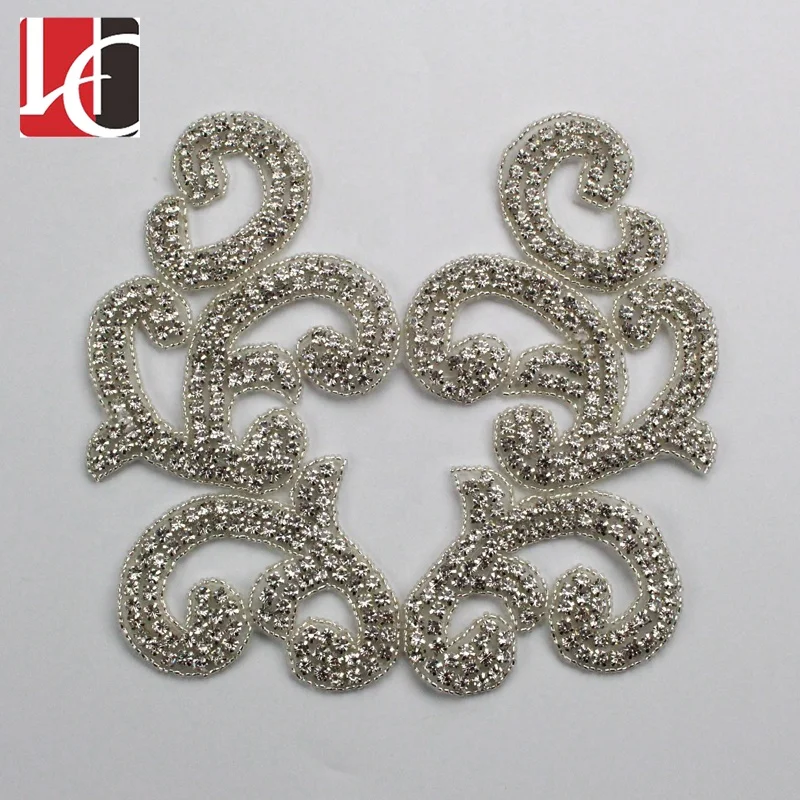 HC-5831 hechun Мода Одежда с украшением в виде кристаллов со стразами аппликацией ручной работы высокого качества