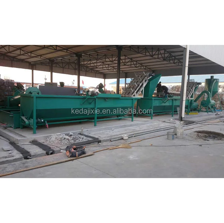 KEDA brand Full Automatic LDPE LLDPE PP PE Recycling Machine Plastic Film Washing Line