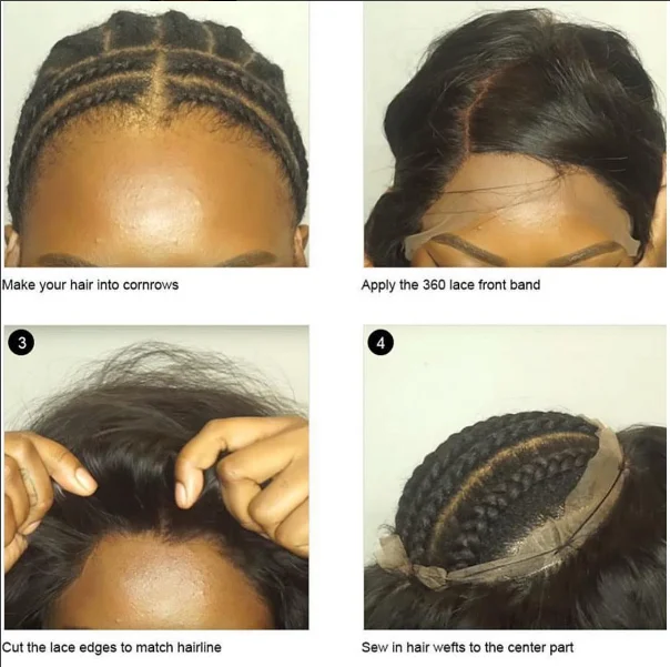 Brazilian Human Hair Cuticle Aligned supply brazilian human hair 10 inch brazilian virgin wigs 360 lace frontal wig with bundles