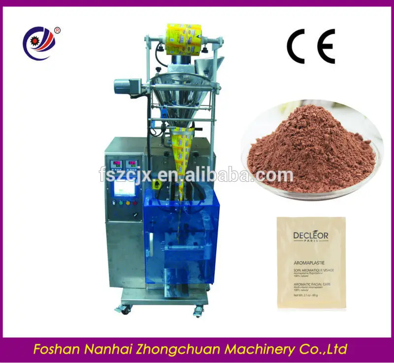 4 уплотнения со стороны мешок косметический порошок заполнение формы упаковочная машина для упаковки