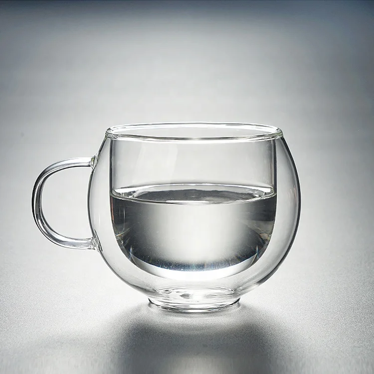 Double Wall Glass Espresso Cups set Insulated Coffee Shot Glasses