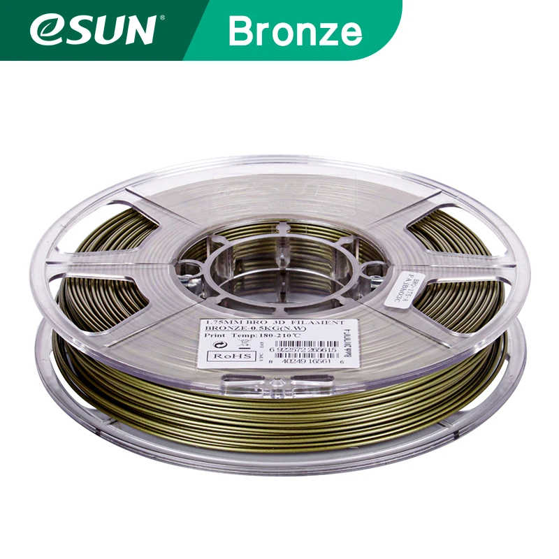 eSUN  bronze 1.75mm Bronze filament for 3D printer 1kg  pla for 3d printer